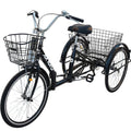 3-WHEEL BIKE 24 BLACK SHIMANO 7-SPEED LOWER FRAME 1060972 Sport/Rowery/Miejskie Ctb Your Sports Performance
