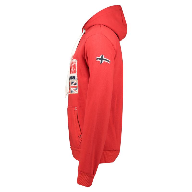 Geographical Norway GPEPE 2 MEN 100 EO BS2 Men's Sweatshirt (WT1874H/GN-RED)