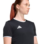 adidas Entrada 26 Jersey Women's T-Shirt Black JZ2492