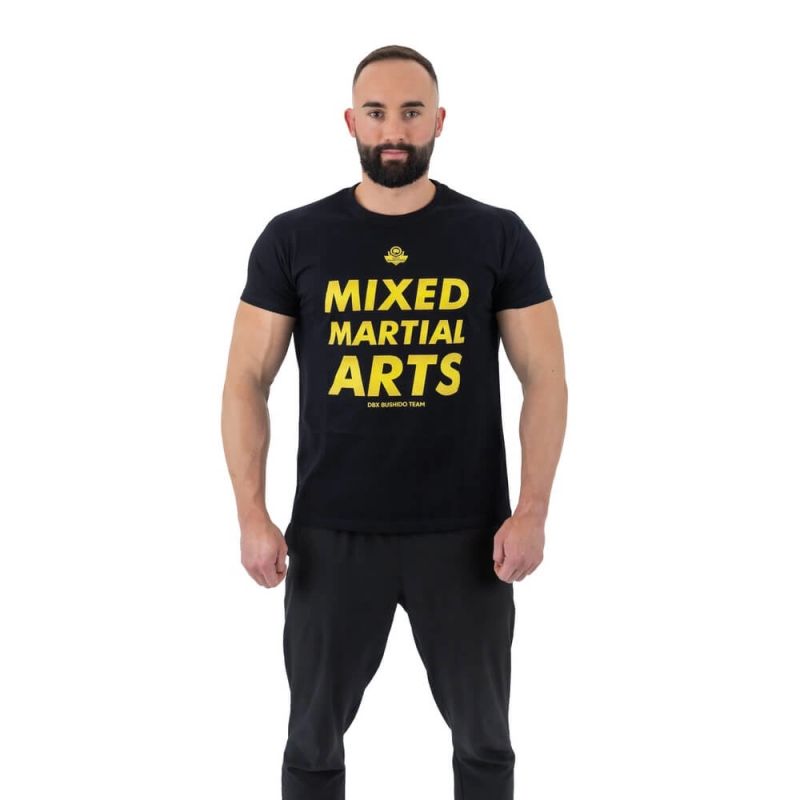 Mixed Martial Arts Cotton T-shirt - M ODZIEŻ - Koszulki treningowe Your Sports Performance