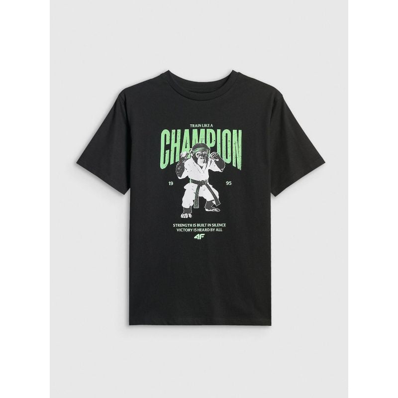 Boy's loose T-shirt with print 4F 4FJRSS26TTSHM3831-20S 4f