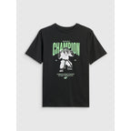 Boy's loose T-shirt with print 4F 4FJRSS26TTSHM3831-20S 4f
