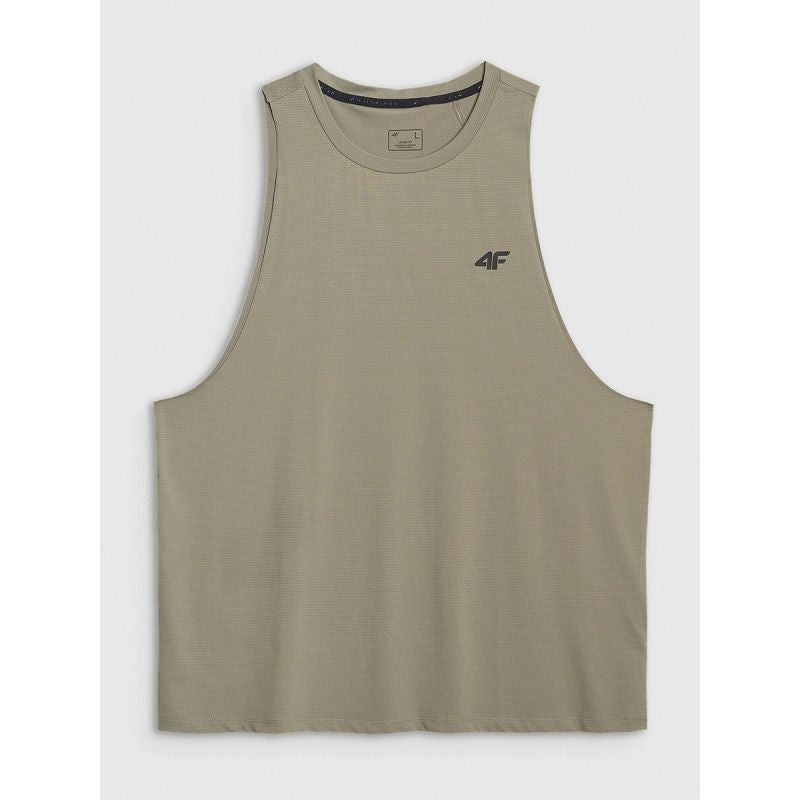 Men's quick-drying training tank top 4F 4FWAW25TFSLM554-43S