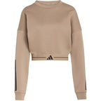 Women's adidas Hyperglam sweatshirt beige KQ5197