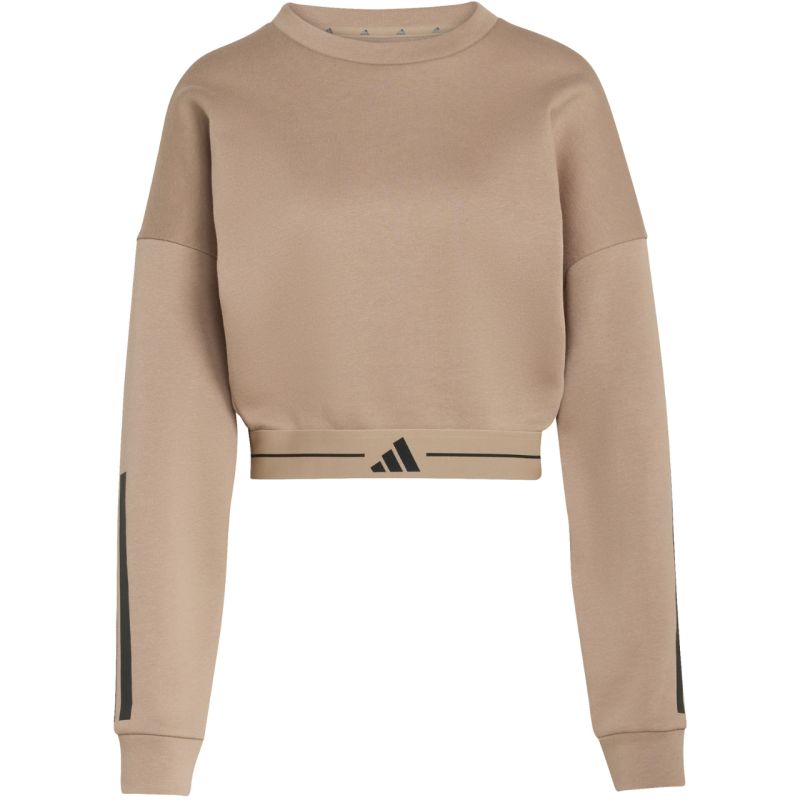 Women's adidas Hyperglam sweatshirt beige KQ5197