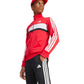 adidas Seasonal Essentials Tiberio 3-Stripes Tricot Kids Tracksuit Red and Black JI6214 In preparation Adidas