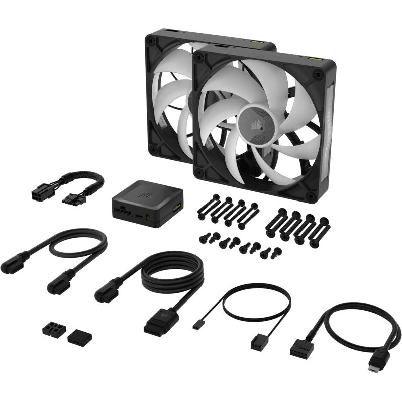 CORSAIR iCUE Link RX140 MAX RGB Starter Kit - Case Fan - 140mm - (Set of 2) Chłodzenie/Chłodzenie - wentylatory Your Sports Performance