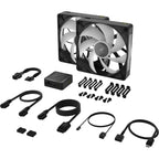 CORSAIR iCUE Link RX140 MAX RGB Starter Kit - Case Fan - 140mm - (Set of 2) Chłodzenie/Chłodzenie - wentylatory Your Sports Performance
