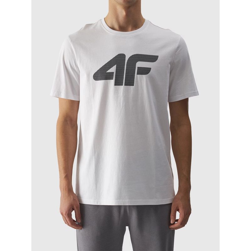 Men's regular printed T-shirt 4F 4FWMM00TTSHM1844-10S *Kategoria tymczasowa Your Sports Performance