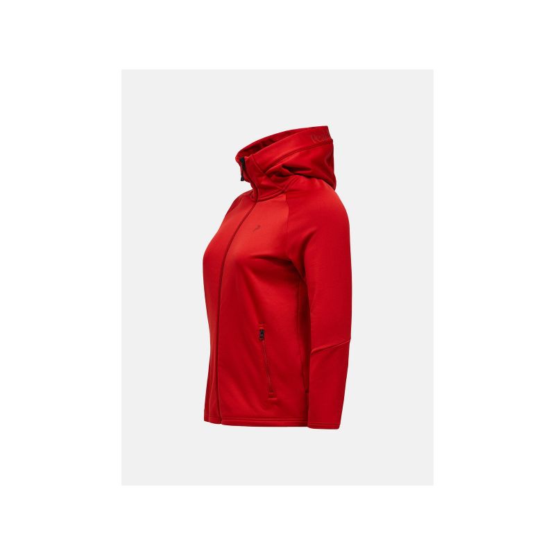 PEAK PERFORMANCE Women's Rider Essentials Midlayer Zip Hoodie Red