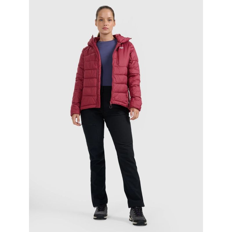 Women's down trekking jacket with Primaloft Silver filling 4F 4FRAW25TDJAF0792-60S 4f