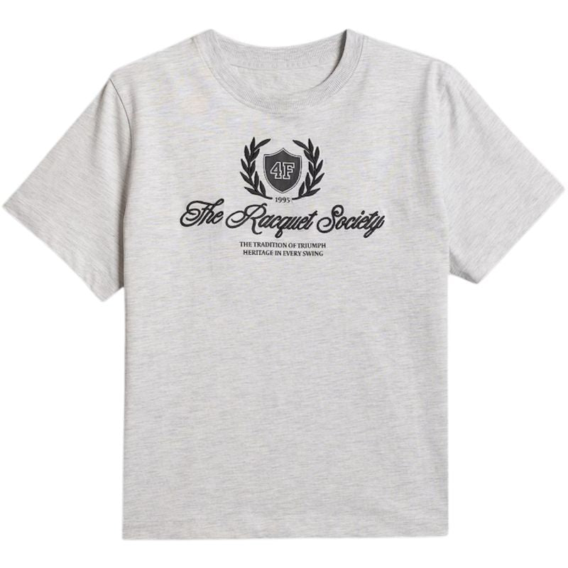 Women's T-shirt 4F F2738 cool light gray melange 4FWSS26TTSHF2738 27M
