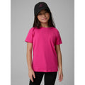 Regular plain girls' T-shirt 4F 4FJRSS26TTSHF3554-12S 4f