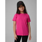Regular plain girls' T-shirt 4F 4FJRSS26TTSHF3554-12S 4f