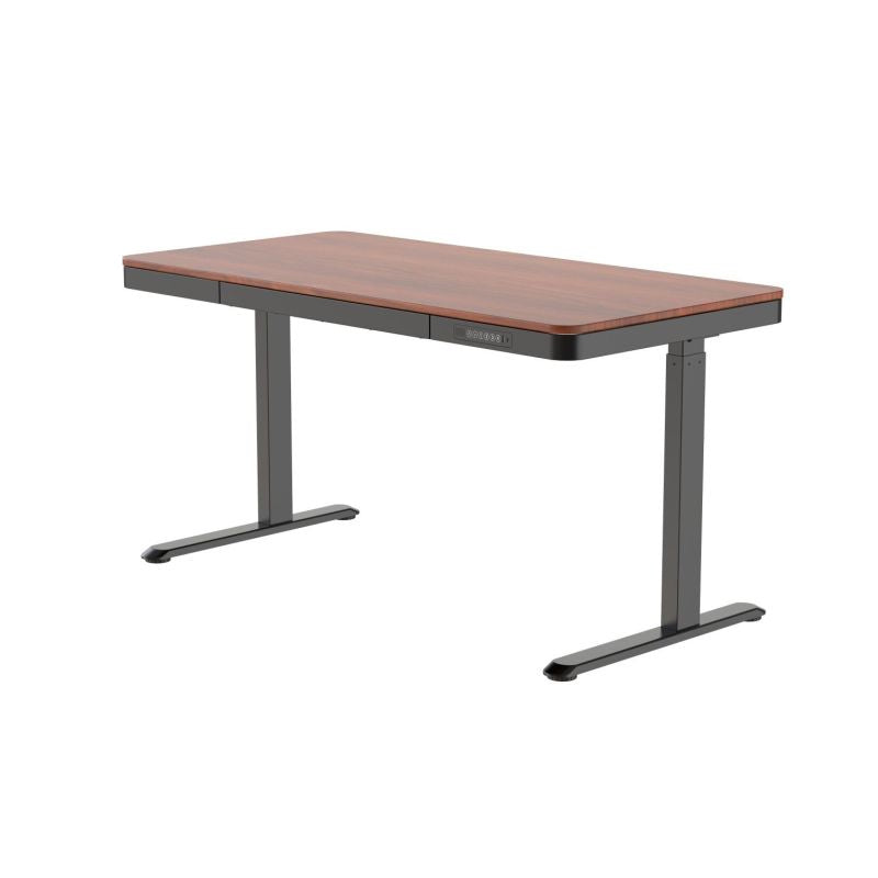 Activejet ET119W-C Electric Height Adjustable Desk, Black/Walnut. Tabletop dimensions: 140 x 70 cm. Biurka/Biurka nowoczesne Your Sports Performance