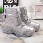 Potocki W WOL117B metallic lace-up snow boots Footwear/Outdoor/Potocki Your Sports Performance