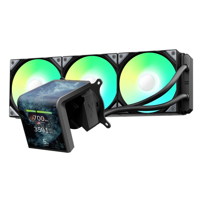Complete TRYX PANORAMA SE ARGB 360 water cooling with 3D AMOLED display Chłodzenie/Chłodzenie - wentylatory Your Sports Performance