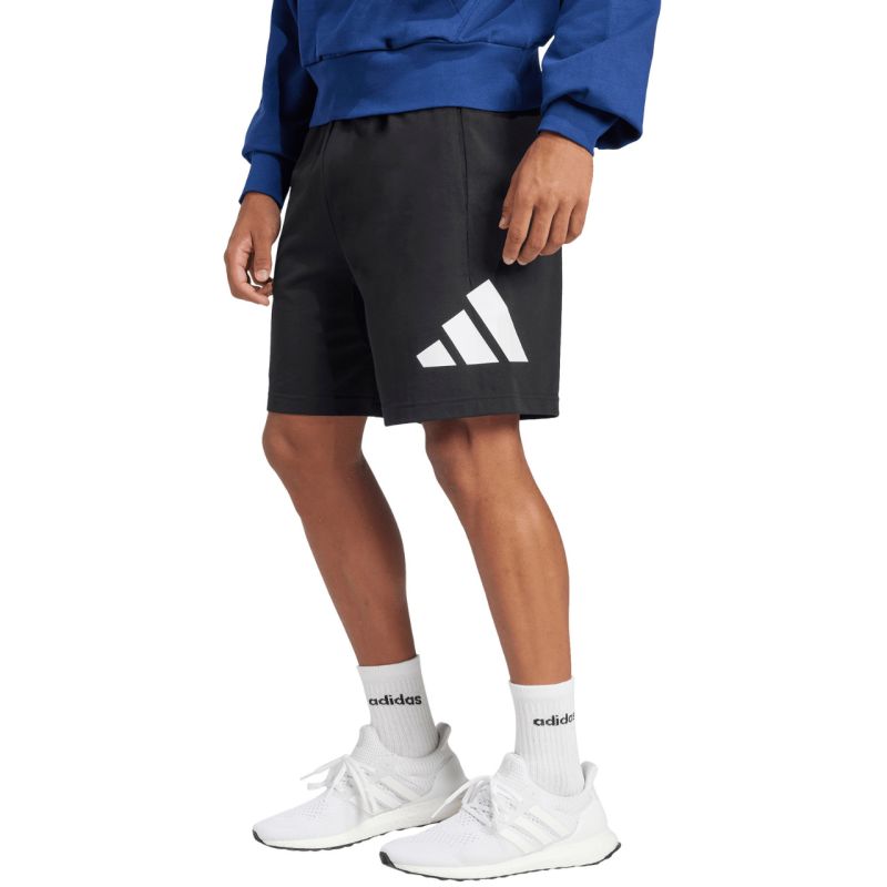 Men's adidas Essentials Big Logo Single Jersey Shorts Black IS6909