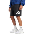 Men's adidas Essentials Big Logo Single Jersey Shorts Black IS6909