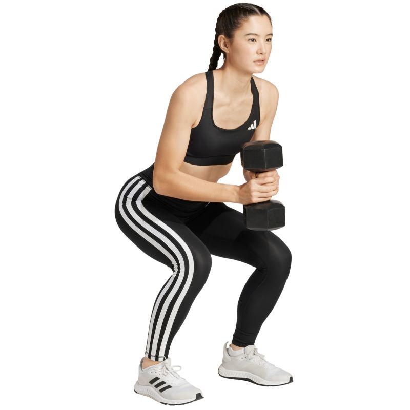 adidas Optime Essentials 3-Stripes 7/8 Women's Leggings Black JD6545 In preparation Adidas