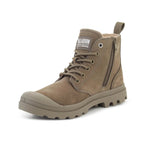 PALLADIUM PAMPA HI ZIP NBK 2 DUSKY GREEN 74981-308