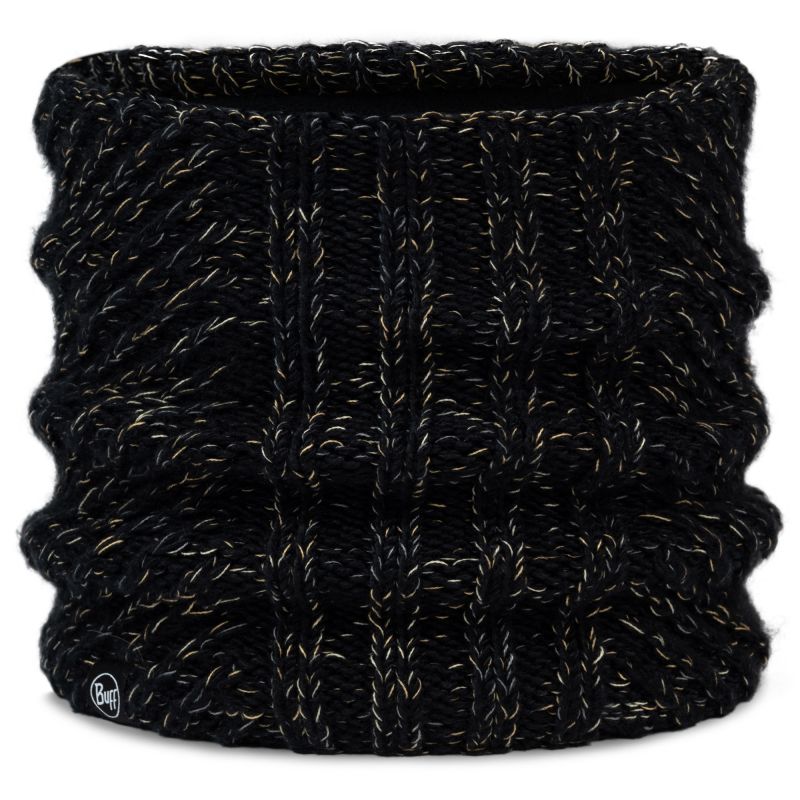BUFF KNITTED & FLEECE NECKWARMER AKNA BLACK Bandana