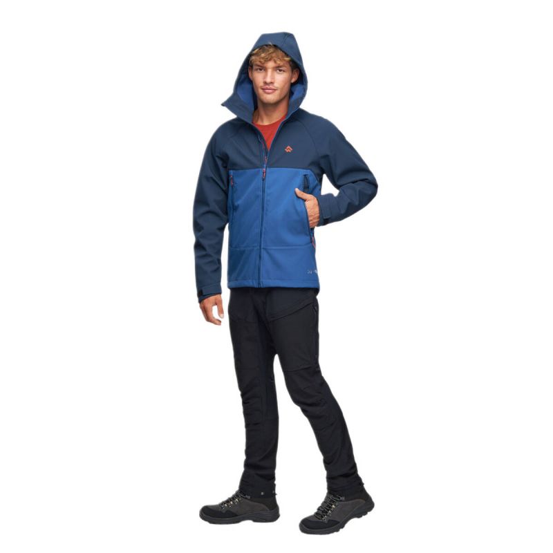 Men's Windproof Softshell Rain Jacket Alpinus Pelat Blue - MK18852 Odzież/Odzież na co dzień Your Sports Performance