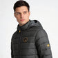 Geographical Norway men's jacket AMIGOMAP LONG HOOD DB DGREY MEN 233 DARK GRAY (WZ5086H/GN-GRIS FONCÉ) Geographical Norway