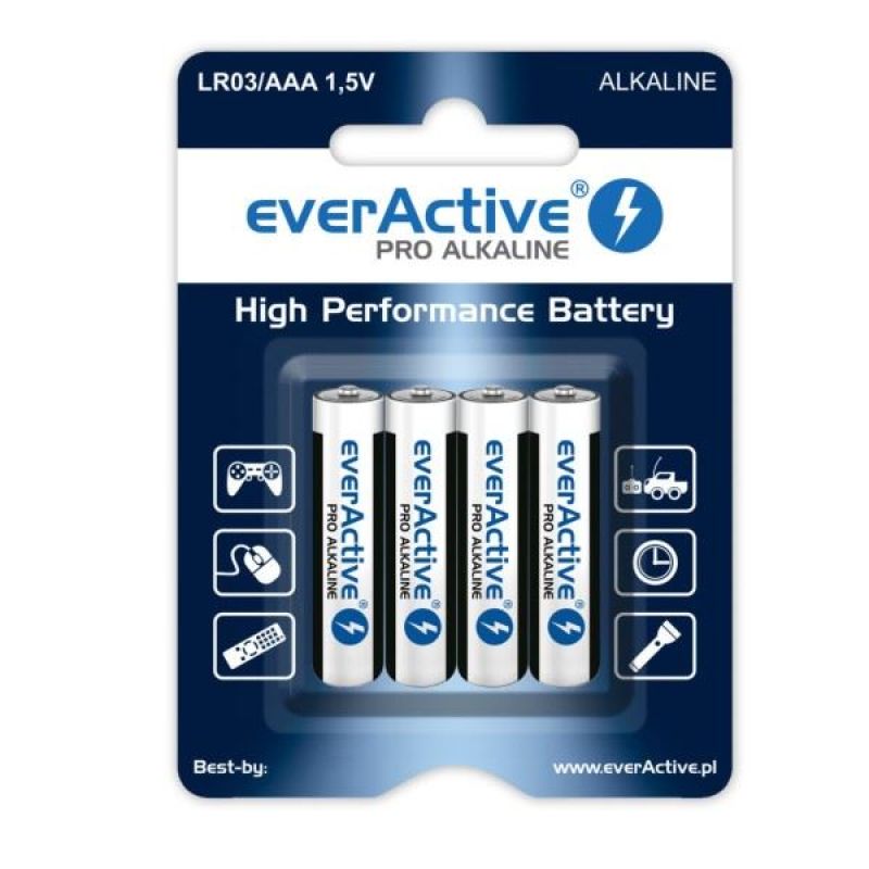 LR03 everActive AAA batteries blister pack of 4 In preparation Your Sports Performance