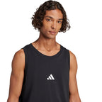 Men's adidas Essentials Small Logo Tank Black JE8986