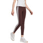Women's adidas Essentials 3-Stripes Cotton Leggings Brown JY3177 In preparation Adidas