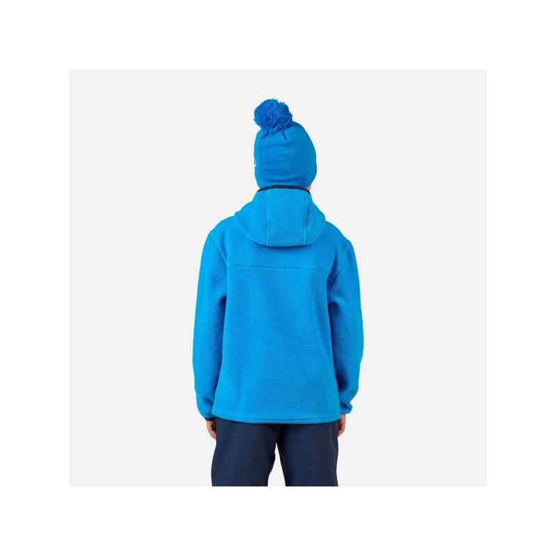 ROSSIGNOL JR ALLTRACK ANORAK FLEECE children's sweatshirt blue
