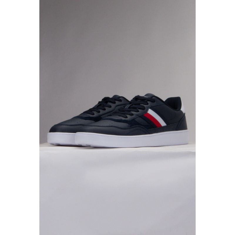 Tommy Hilfiger Court Cupsole Retro Lth Stripes shoes M FM0FM04828 DW5 Footwear/Lifestyle/Tommy Hilfiger Tommy Hilfiger