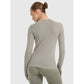 Women's quick-drying slim longsleeve for yoga and pilates 4F 4FWAW25TFLOF429-41A 4f
