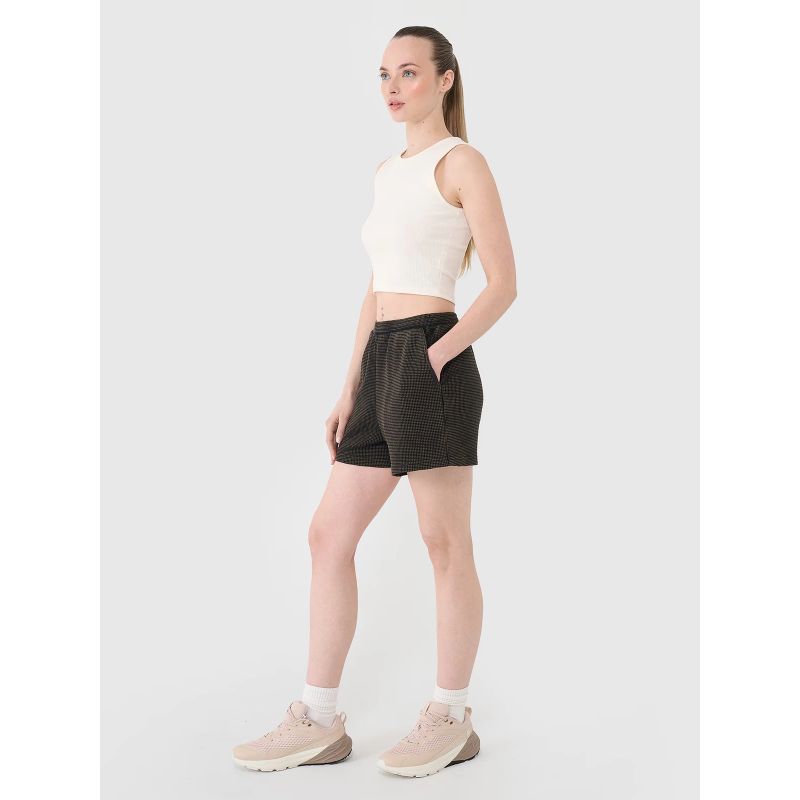 Women's casual waffle knit shorts 4F 4FRSS25TSHOF699-20S *Kategoria tymczasowa Your Sports Performance