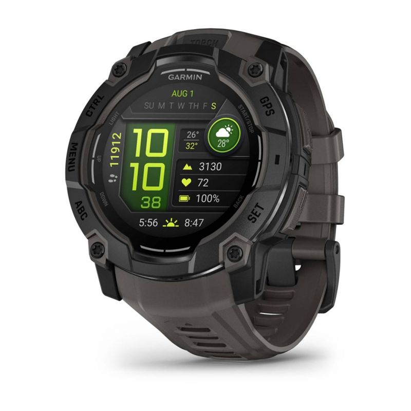 Garmin Instinct 3 – 50 mm AMOLED Black met charcoal band watch Akcesoria sportowe i turystyczne/Zegarki sportowe Your Sports Performance