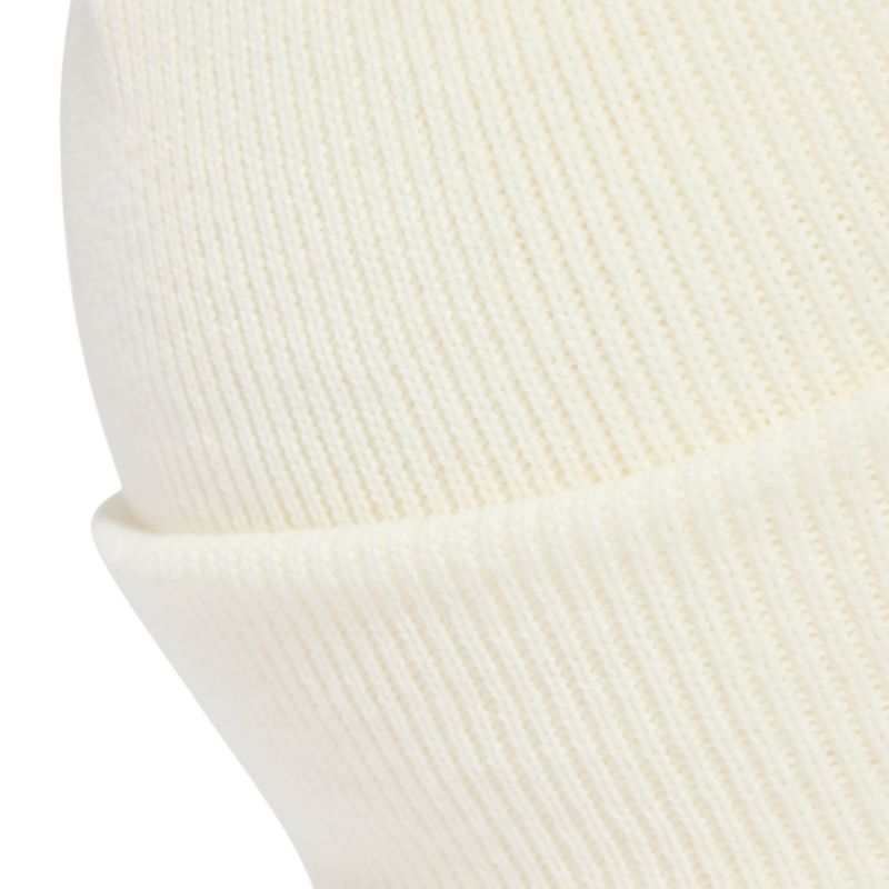 Adidas New Logo Beanie Cuff Cream JX5745 Clothing Your Sports Performance