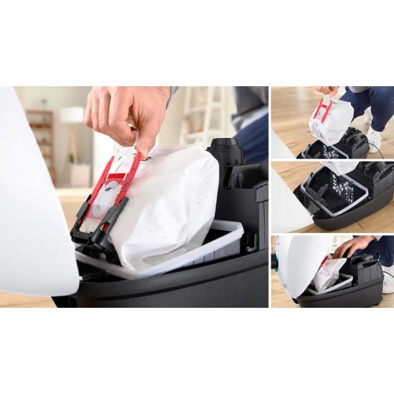Bosch Series 4 BGB41HYG1H Bagged Vacuum Cleaner (600W; White) AGD - Produkty/Odkurzacze Your Sports Performance