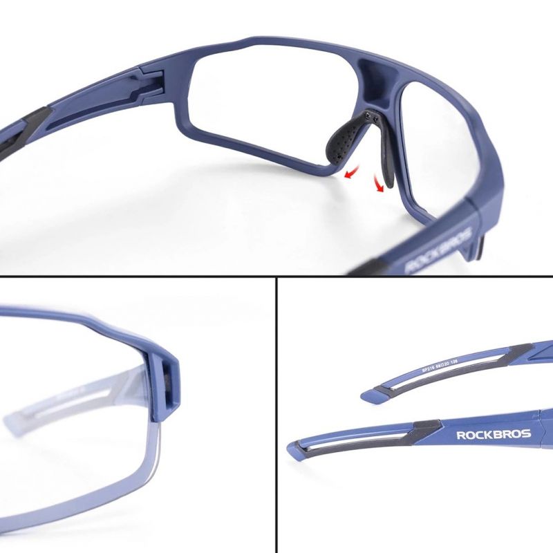 Rockbros SP216BL Photochromic UV400 Cycling Glasses - Blue Import z Action/Rowery i akcesoria/Okulary Your Sports Performance