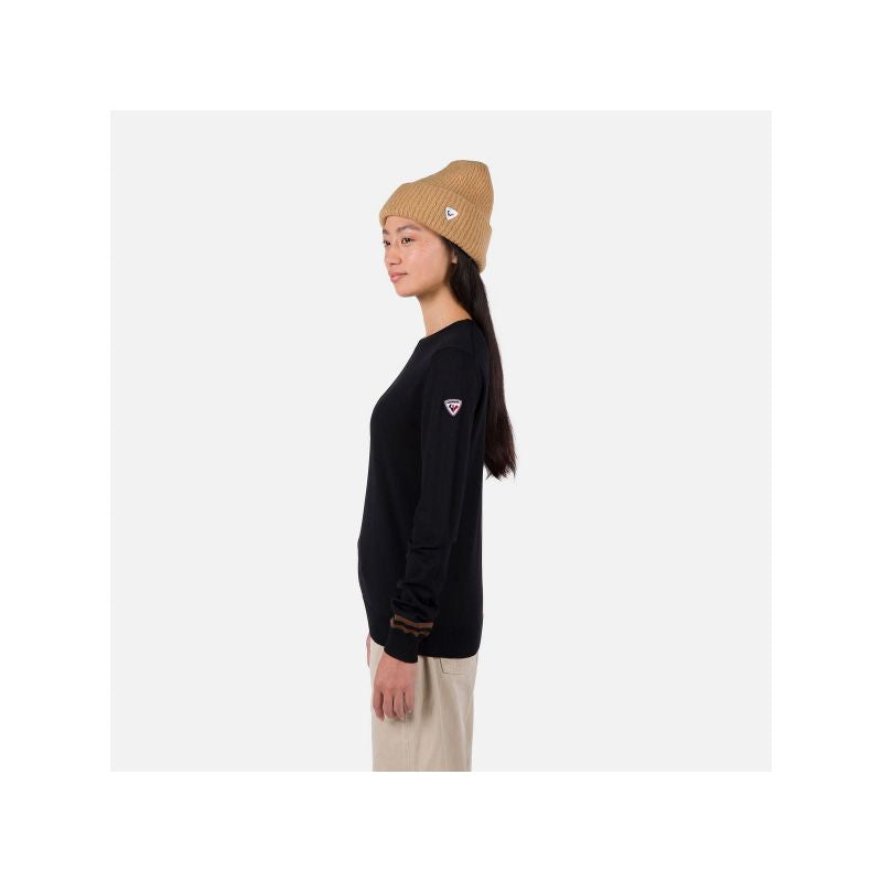 Rossignol W Corporate Crew Neck Sweater Black Rossignol