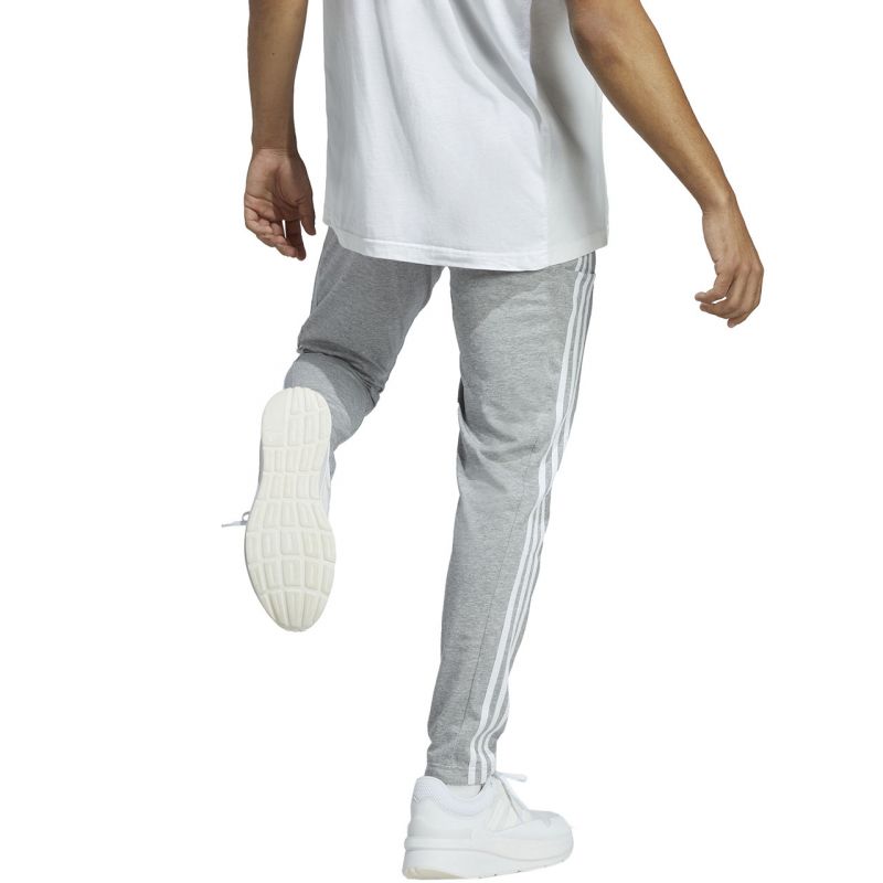 adidas Essentials Single Jersey Tapered Open Hem 3-Stripes M IC0046 pants Clothing/Training Adidas