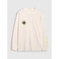 Men's longsleeve regular with print 4F 4FWSS25TLONM392-11S *Kategoria tymczasowa Your Sports Performance