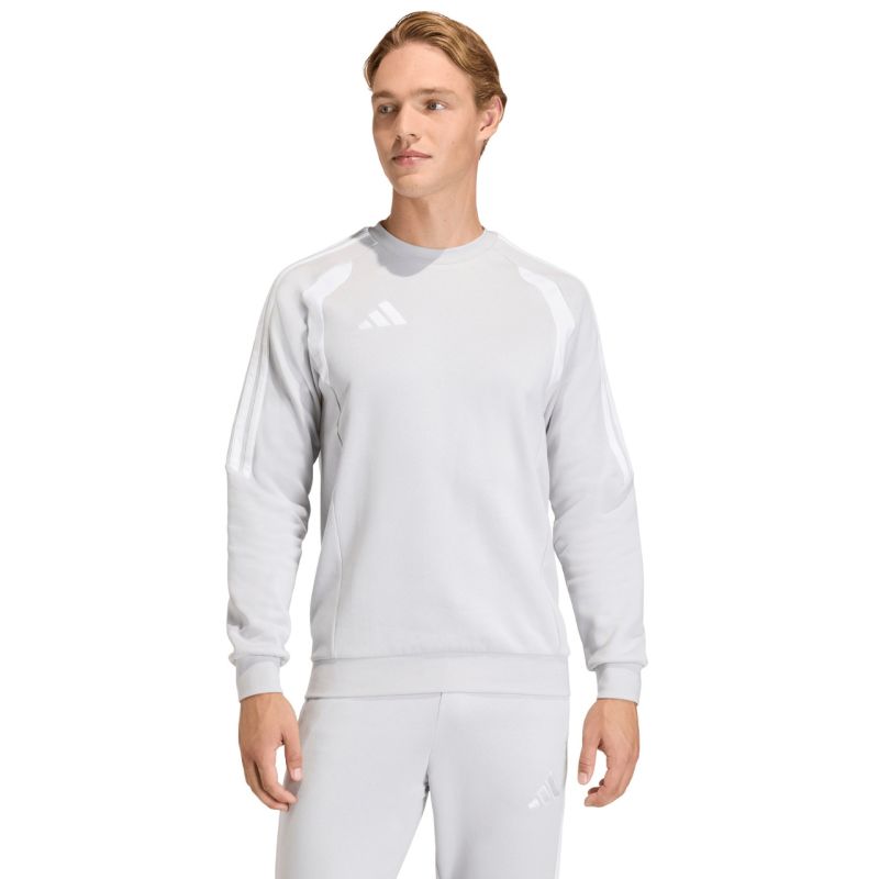 Men's adidas Tiro 26 League Sweat Crew Light Gray KF3415 Clothing Your Sports Performance