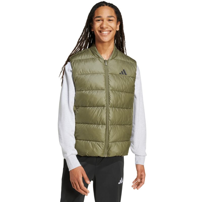 Men's adidas ESS SD PUF V vest olive JV7726 In preparation Adidas