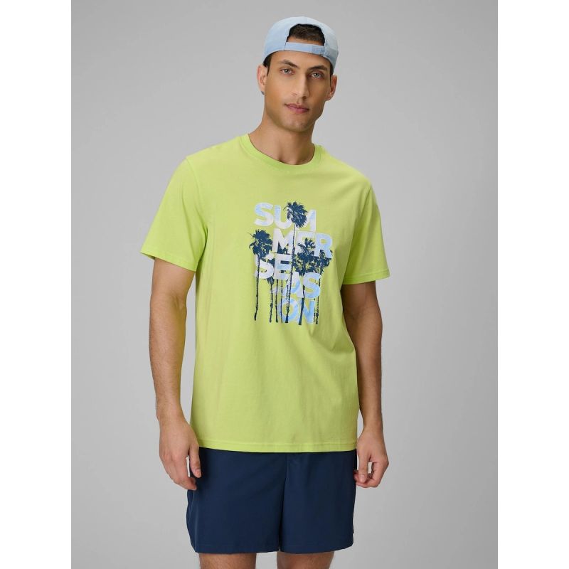 Men's oversized printed T-shirt 4F 4FWSS26TTSHM2784-42S 4f