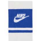 Nike Everyday Elevated Crew Socks 3 Pairs White and Blue IM7949 904