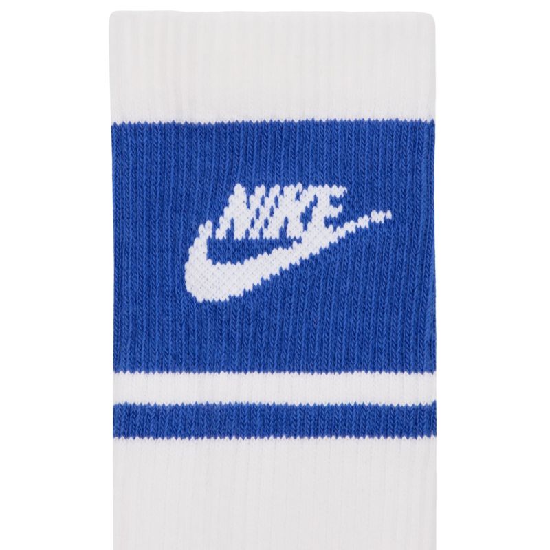Nike Everyday Elevated Crew Socks 3 Pairs White and Blue IM7949 904