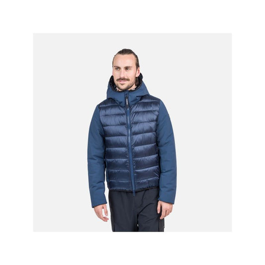 Rossignol Stretch Quilt Hoodie Jacket Navy Blue Import z PMSport Your Sports Performance
