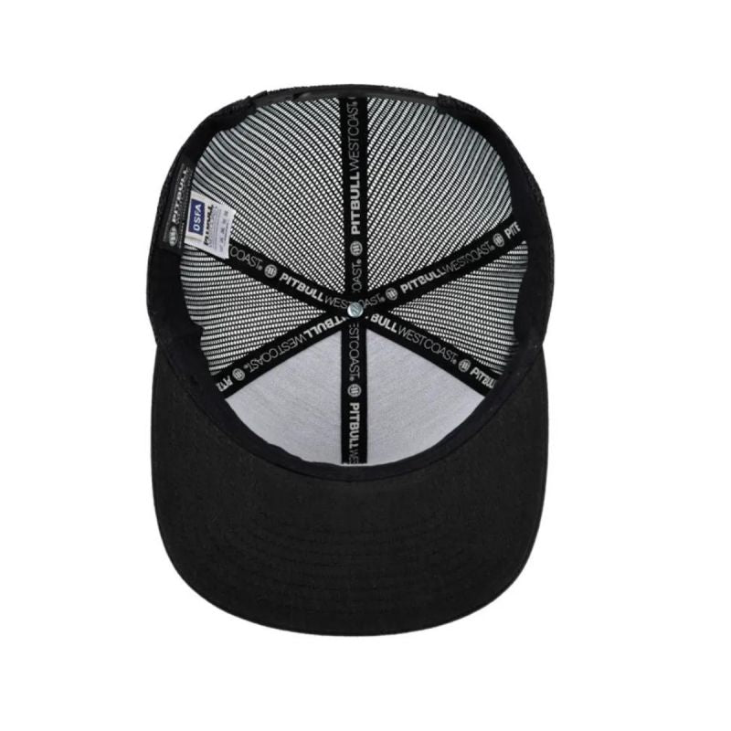 PitBull Mesh Dogs Flat Snapback Trucker Cap - 629011918900 Odzież/Czapki/Czapki z daszkiem Your Sports Performance
