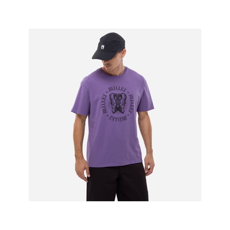 MILLET Cimaï Collab Ts Ss M purple men's t-shirt